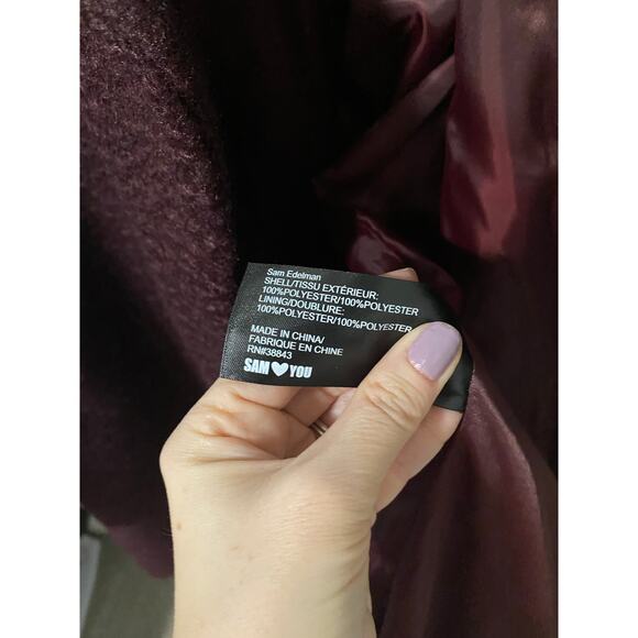 New Sam Edelman Double Breasted Trench Coat Size XL - Picture 4 of 5